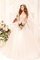 Spitze Tüll Natürliche Taile Sittsames Brautkleid ohne Ärmeln - Bild 1