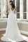 Ärmellos Chiffon V-Ausschnitt Bodenlanges Elegantes Brautkleid - Bild 2