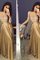 Prinzessin Normale Taille Schaufel-Ausschnitt Langärmeliges Ballkleid aus Satin - Bild 1