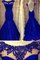 Normale Taille Meerjungfrau Stil Ärmelloses Bodenlanges Abendkleid aus Taft - Bild 1