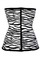 Zebra Knochen Tier Latex Drucken Taille Bustiers & Korsetts - Bild 3