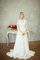 Reißverschluss Chiffon Elegantes Stilvolles Brautkleid mit Sweep Zug - Bild 2