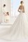 Outdoor Kirche Sweep Zug Brautkleid aus Tüll mit Rücken Schnürung - Bild 2