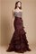 Normale Taille Herz-Ausschnitt Meerjungfrau Sittsames Ballkleid aus Organza - Bild 1