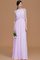 Reißverschluss Chiffon Prinzessin Nackenband Natürliche Taile Brautjungfernkleid - Bild 25