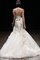 Rückenfreies Meerjungfrau Stil Pick-Ups Ärmelloses Brautkleid mit Schleife - Bild 2