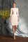 Etui Reißverschluss Kurzes Brautmutterkleid mit Natürlicher Taille aus Chiffon - Bild 3
