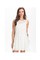 Überlagerung Spitze Elasthan Kleid Weiß Polyester Club Kleider - Bild 1