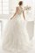 Dom Extravagantes Stilvolles Brautkleid mit Sweep Zug mit Mehrschichtigen Rüsche - Bild 2
