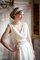 A-Line Reißverschluss Gericht Schleppe Bodenlanges Brautkleid ohne Ärmeln - Bild 2