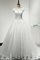 Tüll Duchesse-Linie Romantisches Brautkleid mit Gürtel mit Schleife - Bild 1