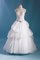 A-Line Halle Knöchellanges Brautkleid mit Rücken Schnürung mit Herz-Ausschnitt - Bild 1