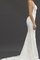 Natürliche Taile Etui Ärmellos Energisch Brautkleid mit Bordüre mit Offenen Rücken - Bild 3
