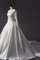 Klassisches Langärmeliges Satin Duchesse-Linie Elegantes Brautkleid - Bild 2