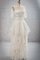Strand Luxus Informelles Brautkleid mit Schleife mit Applike - Bild 2