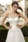 A-Line Sweep Zug Herz-Ausschnitt Bodenlanges Brautkleid ohne Ärmeln - Bild 2