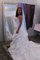 A-Line Normale Taille Bodenlanges Brautkleid aus Taft ohne Ärmeln - Bild 2