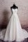 Juwel Ausschnitt Bodenlanges Kurzes Brautkleid ohne Ärmeln mit Applikation - Bild 1