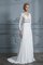 A linie Träumer Natürliche Taile Prinzessin V-Ausschnitt Brautkleid mit Bordüre - Bild 4