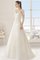 Herz-Ausschnitt Satin Romantisches Elegantes Brautkleid mit Sweep Zug - Bild 1