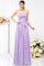 Prinzessin Chiffon A-Line Trägerloser Ausschnitt Brautjungfernkleid mit Gürtel - Bild 19