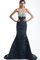 Meerjungfrau Stil Schlank Abendkleid mit Bordüre - Bild 1