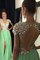 Natürliche Taile Prinzessin A Linie Abendkleid aus Chiffon mit V-Ausschnitt - Bild 1