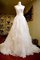Spitze Herz-Ausschnitt Brautkleid mit Applike mit Rüschen - Bild 2