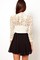 V-Ausschnitt Damen Polyester Mini Ausschnitt Elegant Club Kleider - Bild 2