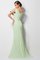 Chiffon Normale Taille Prinzessin V-Ausschnitt Perlenbesetztes Abendkleid - Bild 2
