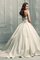 Klassisches Herz-Ausschnitt Ärmellos Extravagantes Brautkleid aus Satin - Bild 2
