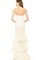 Ärmelloses Bodenlanges Sittsames Brautkleid mit Offenen Rücken mit Rüschen - Bild 2