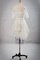 Gesticktes Halbe Ärmeln Mini Langes Brautkleid mit Applike - Bild 2