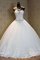 Spitze Plissiertes Perlenbesetztes Brautkleid mit Bordüre aus Paillette - Bild 1