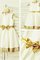 Paillette Schaufel-Ausschnitt Prinzessin Ärmellos Blumenmädchenkleid mit Blume - Bild 5