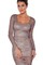 Spitze Juwel Ausschnitt Elegant Bodycon Damen Club Kleider - Bild 1