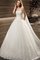 Tüll Duchesse-Linie Luxus Brautkleid ohne Ärmeln mit Rücken Schnürung - Bild 2