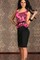 Ausschnitt Juwel Bodycon Elegant Damen Polyester Club Kleider - Bild 2
