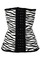 Zebra Knochen Tier Latex Drucken Taille Bustiers & Korsetts - Bild 2