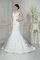 Meerjungfrau Stil Zeitloses Gericht Schleppe Brautkleid mit V-Ausschnitt ohne Ärmeln - Bild 1