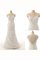 Paillette Schaufel-Ausschnitt Bodenlanges Brautkleid mit Bordüre mit Gekappten Ärmeln - Bild 1