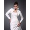 Taft Weiß Elegant|Bescheiden Perlenstickerei Bolero - Bild 1