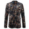 Jacke Blumendruck Mantel Mode Marke Männer Blazer - Bild 5