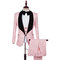 Anzug Bräutigam Smoking Rosa Größe S-5xl Kleid Herren Anzüge 3 Stück - Bild 2