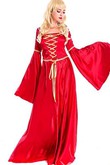 Damen Rot Anzug Elegant Königlich Glamourös Cosplay & Kostüme