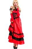 Rot Oben Kleid Halloween Niedlich Schick Cosplay & Kostüme