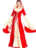 Romantisch Fantastisch Edel Fabelhaft Rot Halloween Cosplay & Kostüme