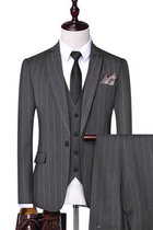 Mantel Hose 3 Stück Asiatische Größe Männer Anzug Anzüge Klassische Anzüge Business