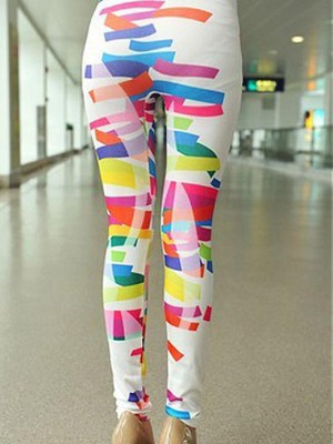 Heiß Elasthan Frauen-Leggings Polyester Tolle Club Kleider - Bild 2
