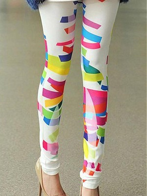 Heiß Elasthan Frauen-Leggings Polyester Tolle Club Kleider - Bild 1